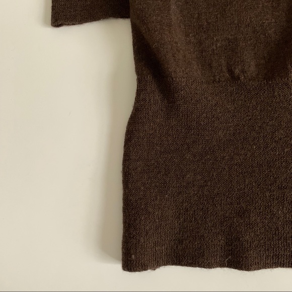 Y2K The Limited Brown V-Neck Long Sweater Size X-Small - Picture 6 of 7